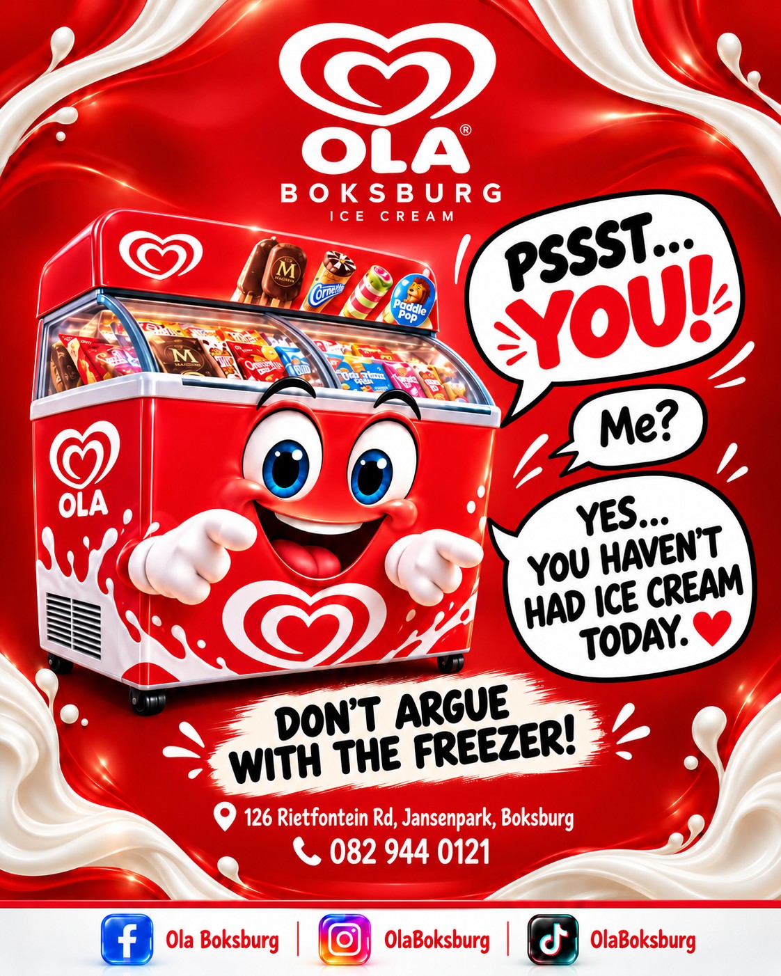 Weekend reminder: OLA Boksburg campaign artwork