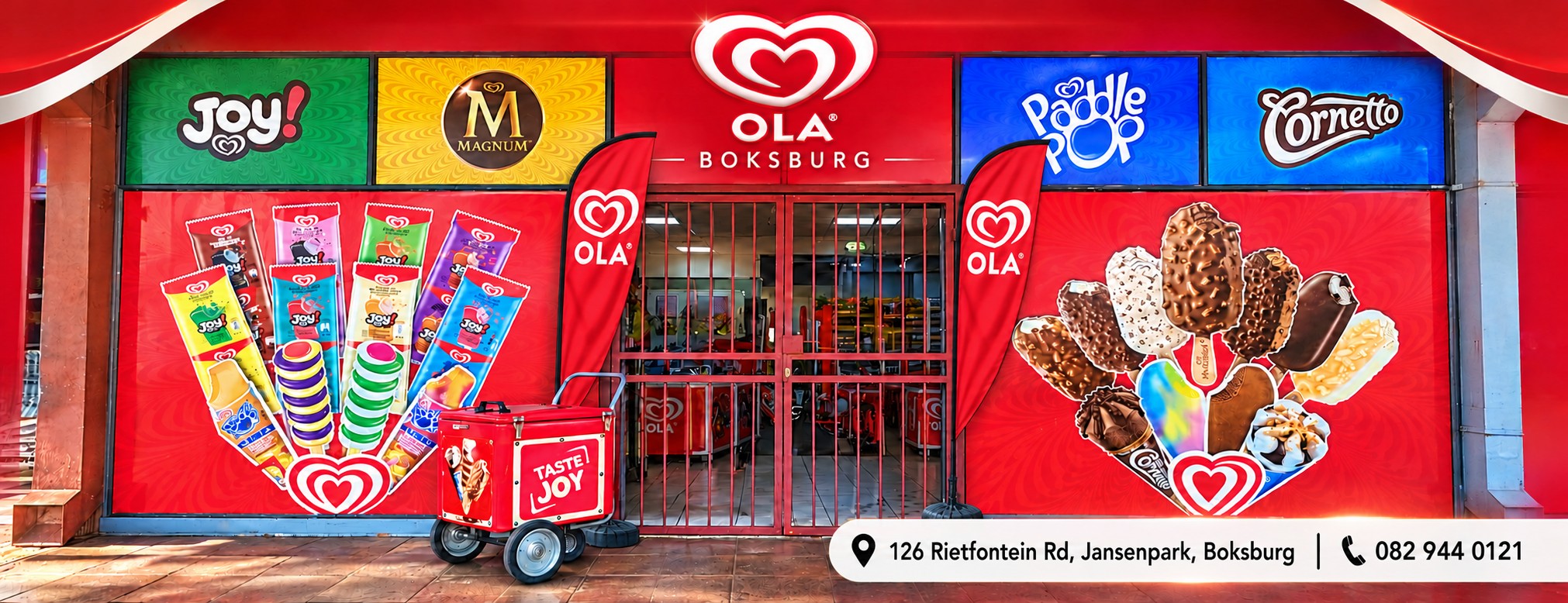Visit the shop: OLA Boksburg campaign artwork
