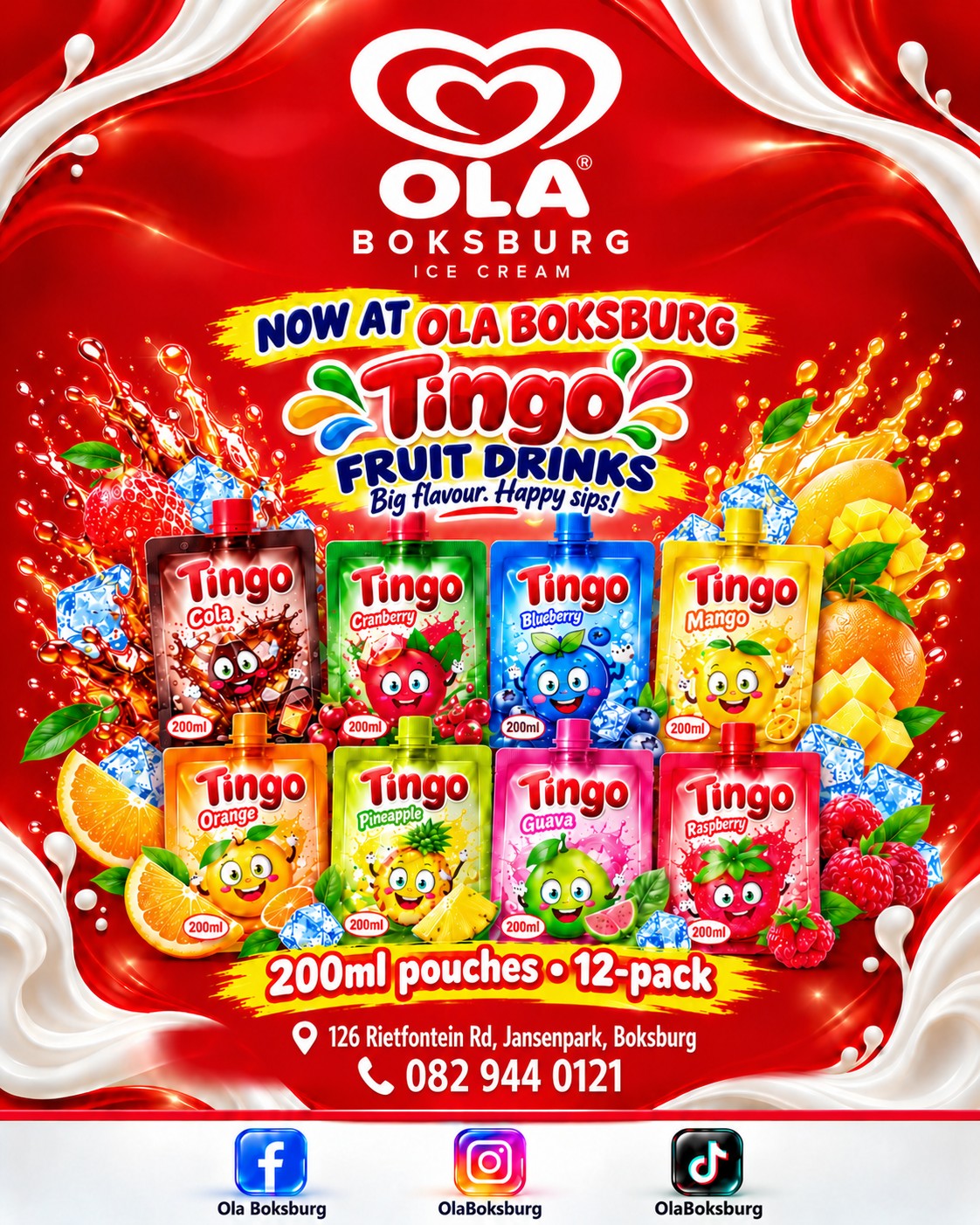 Range showcase: OLA Boksburg campaign artwork